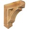 Ekena Millwork Imperial Arts & Crafts Rough Sawn Bracket, Western Red Cedar, 6"W x 24"D x 24"H BKT06X24X24IMP03RWR - alternate 1